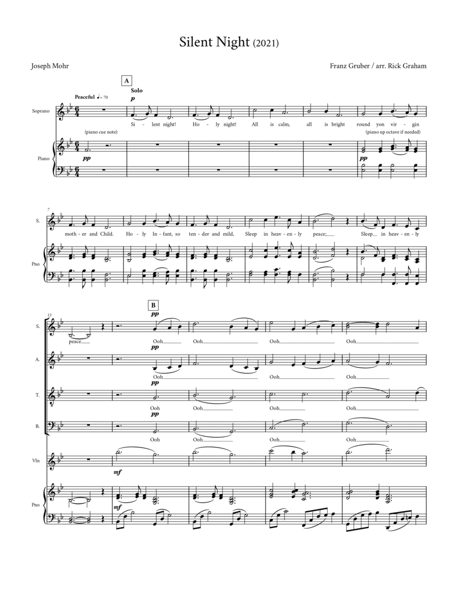 Silent Night (arr. Rick Graham)