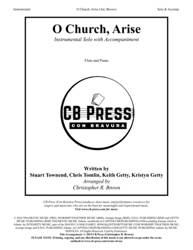 O Church, Arise (arise, Shine) (arr. Christopher R. Brown)