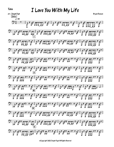 I Love You With My Life (arr. Joseph Pugh)