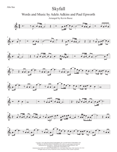 Skyfall (arr. Kevin Busse)