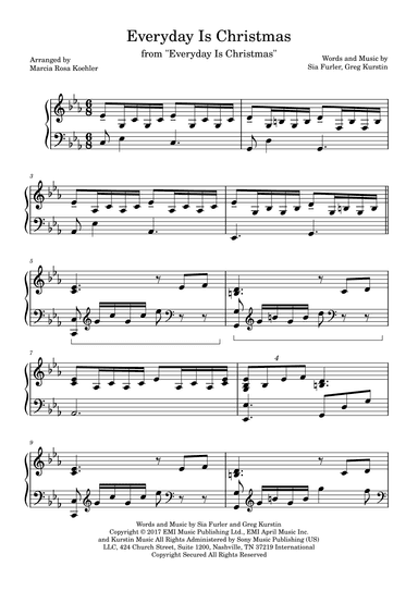 Everyday Is Christmas (arr. Marcia Rosa Koehler)