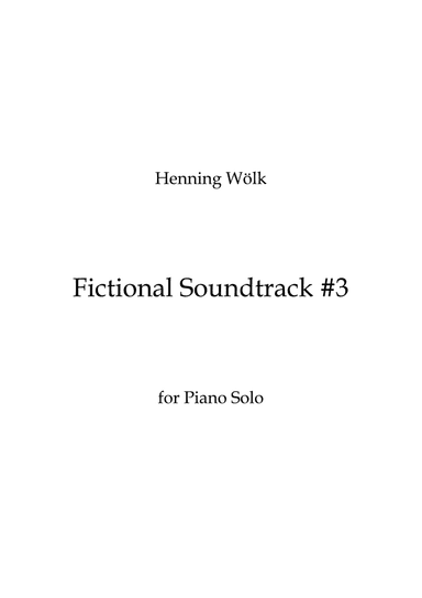 Fictional Soundtrack #3