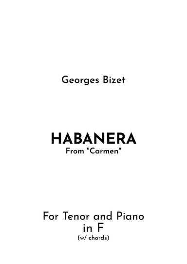 Habanera (arr. Jireh J.)