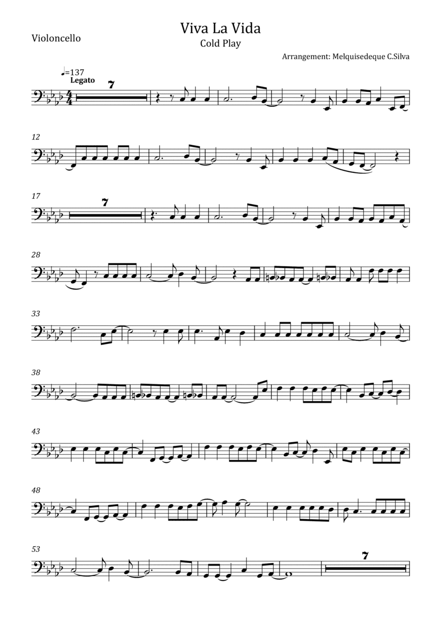 Viva La Vida (arr. Melquisedeque C.Silva)
