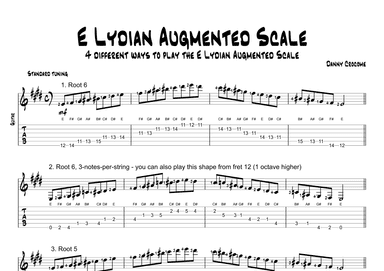 E Lydian Augmented Scale (4 Ways to Play)