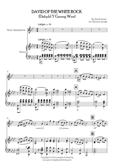 David of the White Rock (arr. Richard Windle)