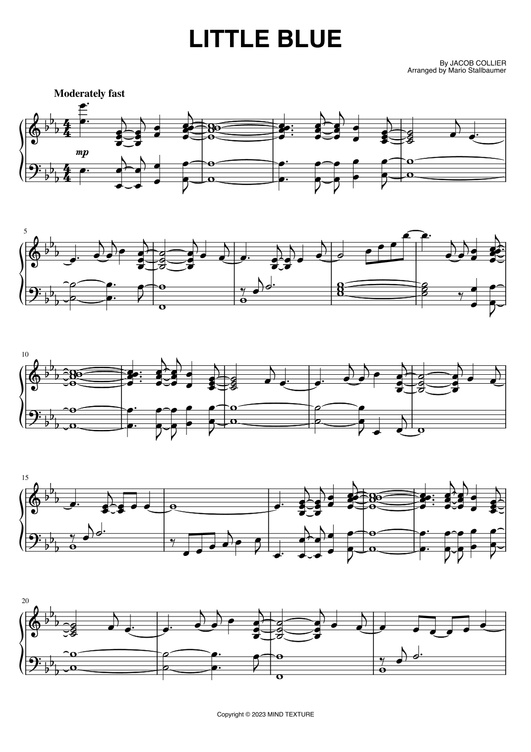 Little Blue (arr. Mario Stallbaumer)