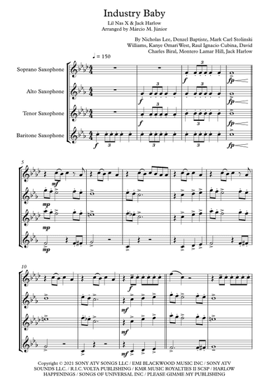 Industry Baby (arr. Márcio Moreira Júnior)