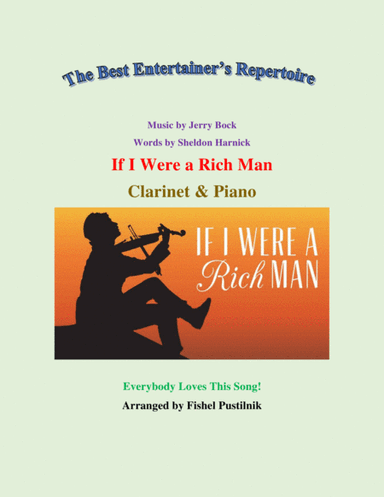 If I Were A Rich Man (arr. Fishel Pustilnik)