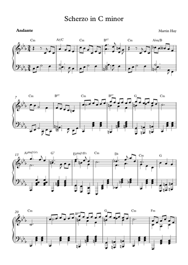 Scherzo in C Minor