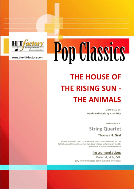 The House Of The Rising Sun (arr. Thomas H. Graf)