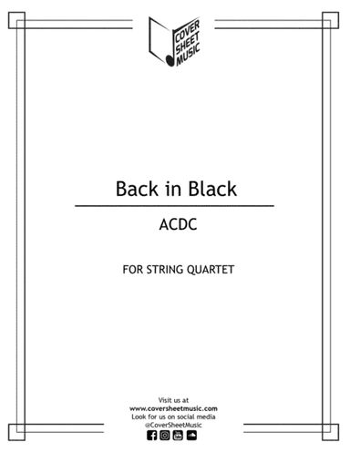 Back In Black (arr. Jose Quintana)