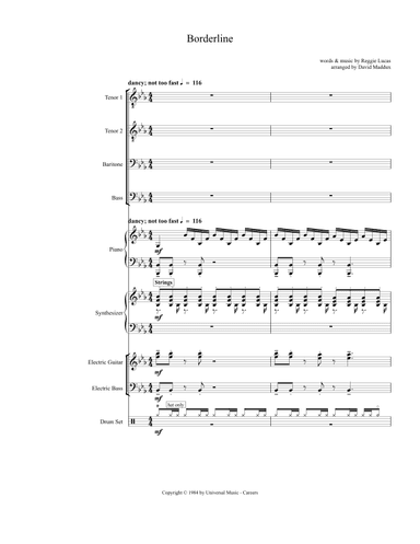 Borderline (arr. David Maddux)