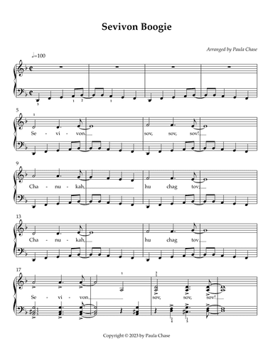 Sevivon Boogie (arr. Paula Chase)