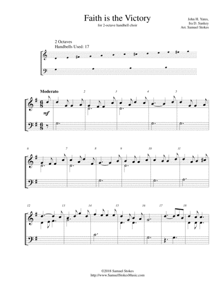Faith is the Victory - for 2-octave handbell choir (arr. Samuel Stokes)