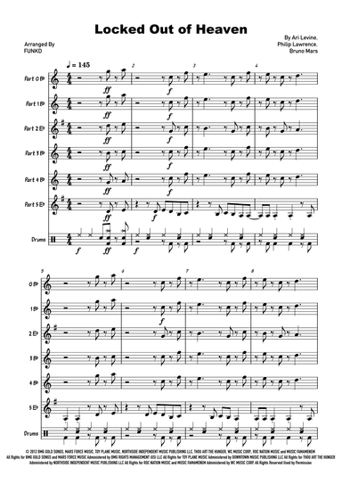 Locked Out Of Heaven (arr. FUNKD)