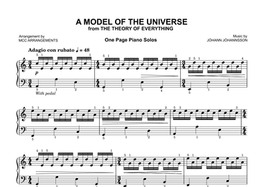 A Model Of The Universe (arr. MCC Arrangements)