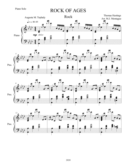 Rock of Ages (arr. M.J. Montague)