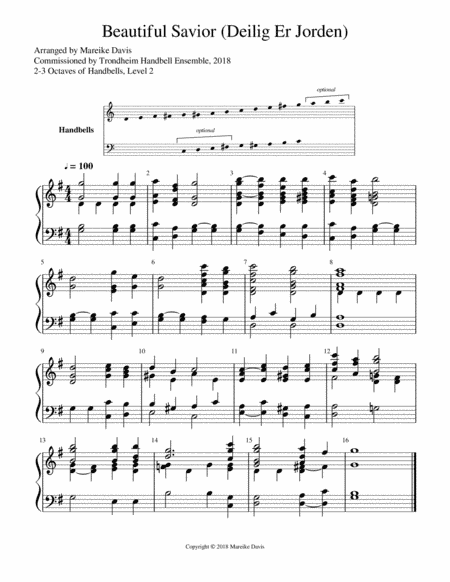 Beautiful Savior (Deilig Er Jorden) (arr. Mareike Davis)