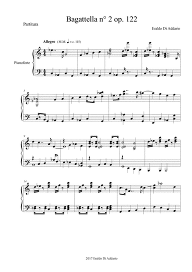 Bagattella n° 2 op. 122