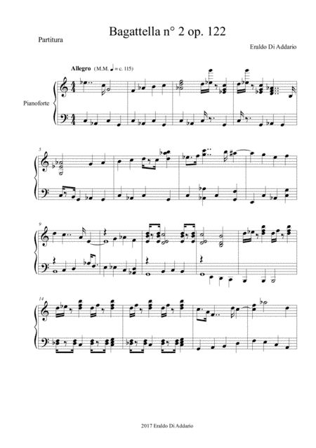 Bagattella n° 2 op. 122