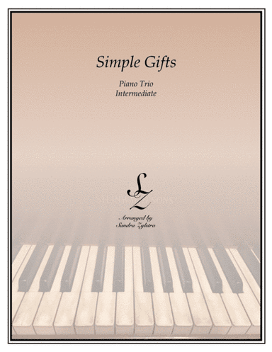 Simple Gifts (1 piano, 6 hands trio) (arr. Sandra Zylstra)
