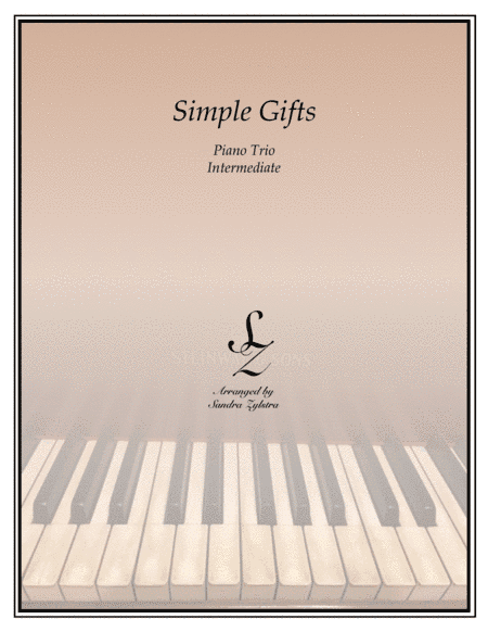 Simple Gifts (1 piano, 6 hands trio) (arr. Sandra Zylstra)