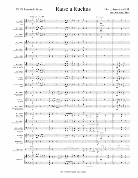 Raise a Ruckus (arr. Anthony Susi)