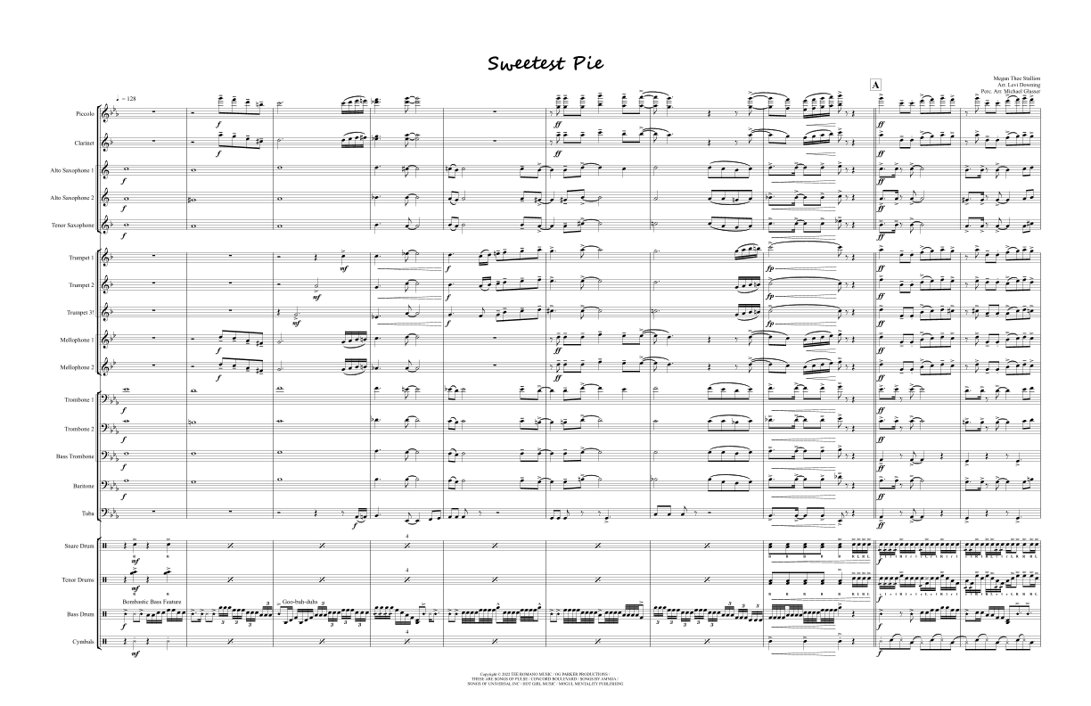 Sweetest Pie (arr. Levi Downing)