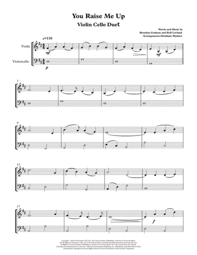 You Raise Me Up (arr. Abraham Maduro)