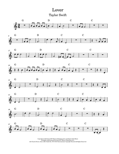 Lover (arr. Dennis Cheng)