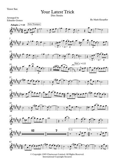 Your Latest Trick (arr. Ednaldo Gomes)