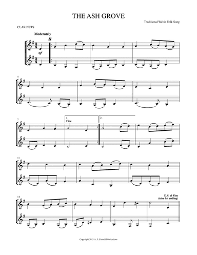 The Ash Grove (arr. Mark Phillips)