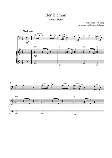 Herhjemme (Here at Home) (arr. Kaiserin Rebecca)