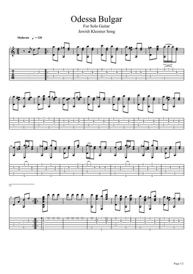 Odessa Bulgar (arr. Josué Osorio)