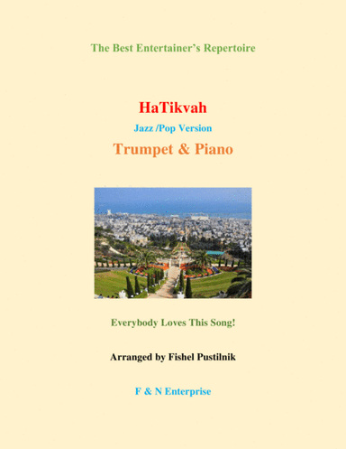 "Hatikvah" for Trumpet and Piano (arr. Fishel Pustilnik)