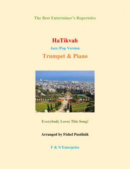 "Hatikvah" for Trumpet and Piano (arr. Fishel Pustilnik)