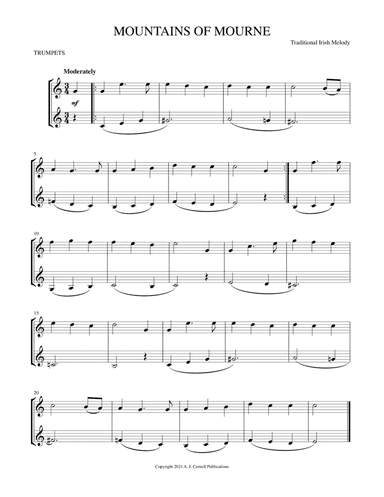Mountains of Mourne (arr. Mark Phillips)