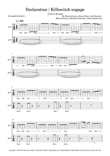 Declaration (arr. koki31)