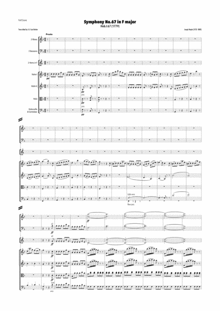 Haydn - Symphony No.67 in F major, Hob.I:67 (arr. J.G. Cucó Barber)