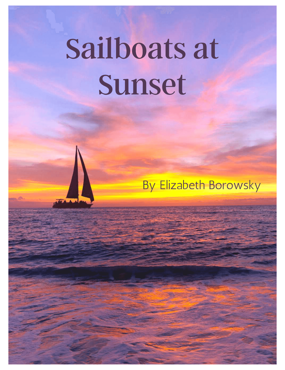 Sailboats at Sunset