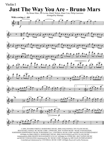 Just The Way You Are (arr. Marmpy)