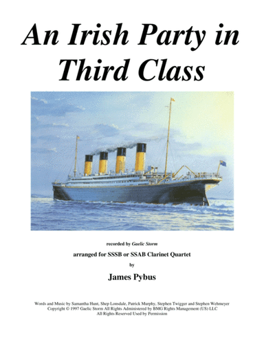 An Irish Party In Third Class (arr. James Pybus)