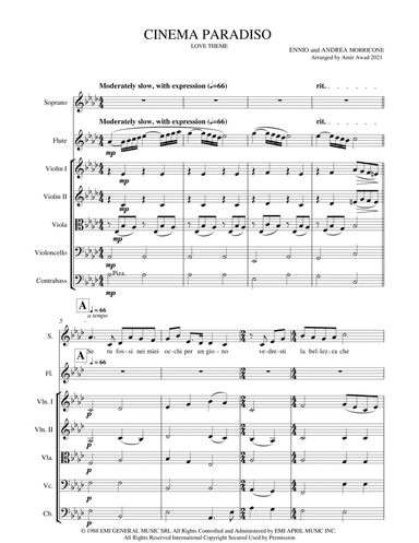 Cinema Paradiso (arr. Amir Awad)