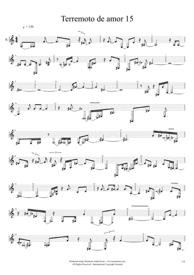 15 Terremoto de amor (arr. Neo)