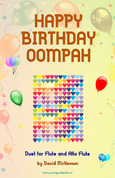 Happy Birthday Oompah, for Flute and Alto Flute Duet (arr. David McKeown)