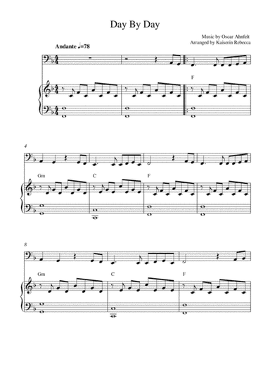 Day By Day (arr. Kaiserin Rebecca)