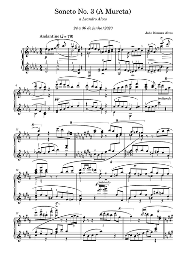 Soneto No. 3 (A Mureta)