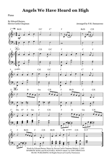 Angels We Have Heard On High (arr. P.H. Damasceno)