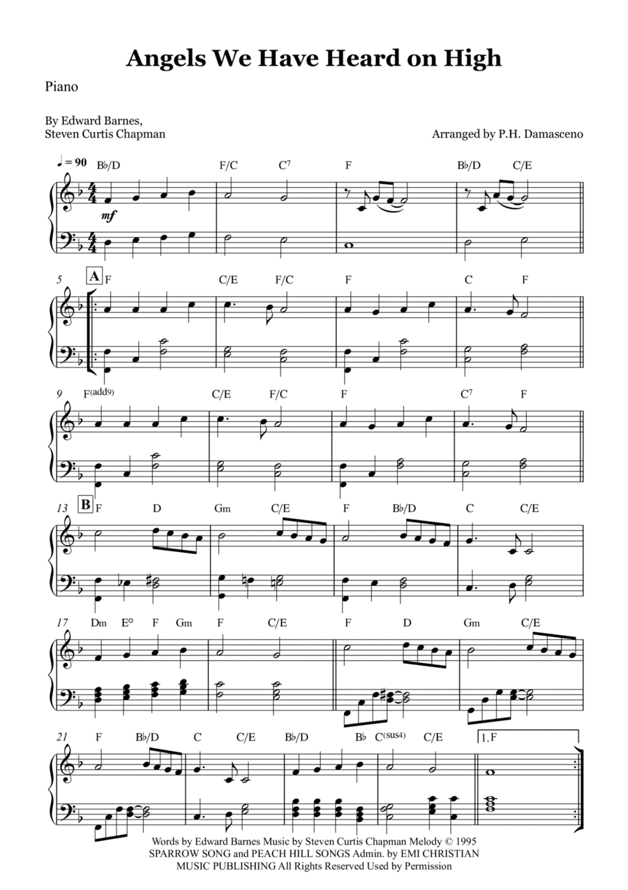 Angels We Have Heard On High (arr. P.H. Damasceno)